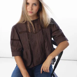 Brown Cotton Top