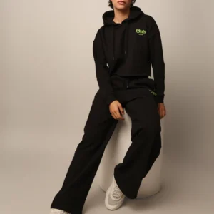 Hoodie & Wide-Leg Joggers Co-ord Set